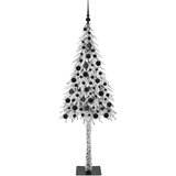 vidaXL Božično drevo med 300 LED z stojalom Bela 180 cm PE in jeklo | Shoptok.si
