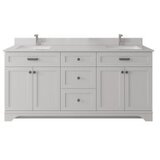 Hanah home Komplet nameštaja za kupatilo (3 komada) Yellowstone 72 White | ePonuda.com