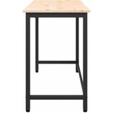  Stol Prirodna 100 x 50 x 77 cm Inženjerska drva i čelik | Eponuda.com