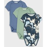 Sinsay Pamučni body s motivom dinosaura 3 pack | shoptok.hr