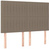  Okvir za krevet bez madraca smeđesivi 140 x 190 cm od tkanine | shoptok.hr