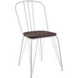 Premier Housewares Bel/v naravni barvi jedilni stol iz masivnega bresta District – Cene