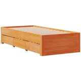  s regalom za knjige bez madraca 100 x 200 cm od borovine | shoptok.hr