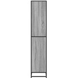  Polica za knjige Siva Sonoma 80,5x35x170,5 cm Konstruirano drvo | Eponuda.com