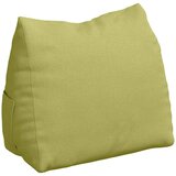 vidaXL Poglavni vzglavnik Svetlo zelena 60 x 20 x 50 cm blago | Shoptok.si