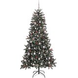  Umjetno božićno drvce Zelena 210 cm PVC, Plastika i Čelik | shoptok.hr