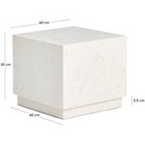 Kave Home Marmorna stranska mizica 40x40 cm Sorein – | Shoptok.si