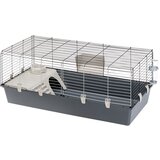 Ferplast kavez za male životinje Rabbit 120 - sivi: D 118 x Š 58,5 x V 51,5 cm | shoptok.hr