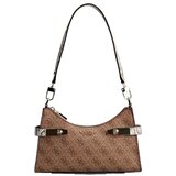 Guess Ročne torbice ZADIE LOGO TOP ZIP SHLDR Kostanjeva | Shoptok.si