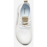 Resti White women's sports shoes with brown inserts Kedeti - Footwear | ePonuda.com