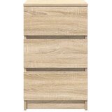 Noćni ormarići s 3 ladice 2 kom sonoma hrast 39x35x65 cm | shoptok.hr