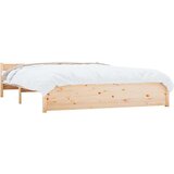  Posteljni okvir iz trdnega lesa 140x190 cm, (20906127) | Shoptok.si