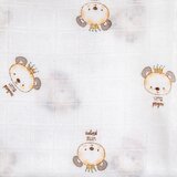 Interbaby Tetra pelene Panda Sivo 80x80 - 3 kom | shoptok.hr