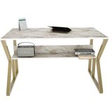Hanah home Radni sto Wake White Gold