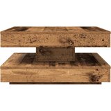  Klub stolić rotirajući za 360 stupnjeva od starog drva 70x70x34,5 cm | shoptok.hr