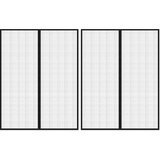 Furnova Zavesa proti mrčesu 2 kosa z magnetnimi bloki črna 230x160 cm, (21918327) Cene