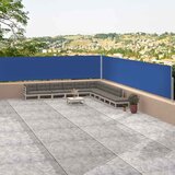 Maison Chic Zložljiva stranska tenda - Senčniki modra 117x1200 cm, (22039200) | Shoptok.si
