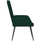  Stolica za opuštanje tamnozelena baršunasta | shoptok.hr