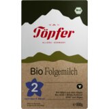 Töpfer Bio nadaljevalno mleko na osnovi kravjega mleka 2 - 600 g | Shoptok.si
