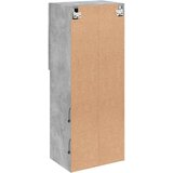 vidaXL TV omarica z LED lučmi betonsko siva 40,5x30x102 cm | Shoptok.si
