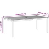  9-dijelni vrtni blagovaonski set crni | shoptok.hr