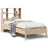 vidaXL Knjižna postelja brez vzmetnice 90x200 cm trdna borovina | Shoptok.si