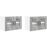  Stenska kuhinjska omarica 2 pcs Siva Sonoma 60 x 31 x 40 cm | Shoptok.si