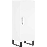 vidaXL Komoda bela 34,5x34x90 cm inženirski les | Shoptok.si