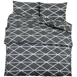  Set posteljine za poplun sivi 240x220 cm pamučni | Eponuda.ba