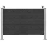  Ograja za koš za smeti Siva 161 x 85 x 115 cm Aluminij in WPC, (5000241908) | Shoptok.si