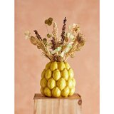 Bloomingville Rumena ročno poslikana vaza iz kamenine (višina 22 cm) Limone – | Shoptok.si