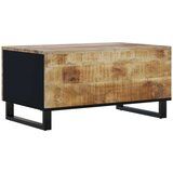  Klubska mizica 80x50x40 cm trden mangov les in inženirski les, (20712950) | Shoptok.si