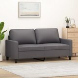  The Living Store Dvosed siv 140 cm umetno usnje - Kavč Dvosed, (21499509) Cene