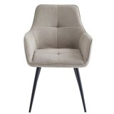 Arti Trpezarijska stolica 555 Bez /Crne metalne noge 520x415x860 ( 775-527 ) Cene