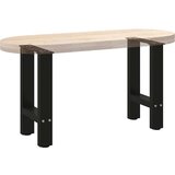  Noge za klubsko mizico črne barve 2 kosa 38 x (42-43) cm jeklo, (22123856) | Shoptok.si