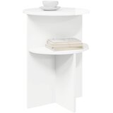  Bocni stol s pohranom Bijela visokog sjaja Ø 39,5 x 55 cm | shoptok.hr