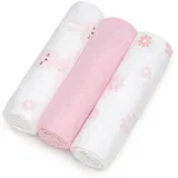 TETRA Cloth Diapers HIGH QUALITY platnene pelene Bunnies 70x70 cm 3 kom
