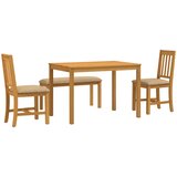  Blagovaonski set 4 kom. Bež Čvrsto Hrastovo Drvo | shoptok.hr