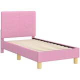  Okvir kreveta za malu djecu s naslonom Ružičasta 70 x 140 cm | shoptok.hr