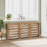 vidaXL Pokrov za radijator boja artisian hrast 205x21,5x83,5 cm drveni | shoptok.hr