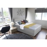 P & B POSTELJA Z VZMETNICO 90 cm x 200 cm , tekstil svetlo siva | Shoptok.si