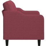  Dvosjed od tkanine crvena boja vina 120 cm | shoptok.hr