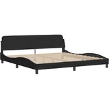  Okvir za krevet Dover crni 200x200 cm baršunasti | shoptok.hr