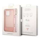 Guess gUHCP14XHGCOHP za iPhone 14 Pro Max - roza silikonski ovitek s perla zapestnico | Shoptok.si