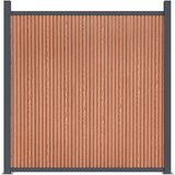 PANEL za ogradu s 2 stupa smeđi 180 x 186 WPC | shoptok.hr