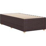  Okvir za krevet tamnosmeđi 90x200 cm od tkanine | shoptok.hr
