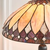  Endon 63982 - Stona lampa Tiffany BROOKLYN 1xE27/60W/230V prečnika 40 cm | Eponuda.com