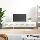 TV ormarić bijeli 150 x 36 x 30 cm od konstruiranog drva | shoptok.hr