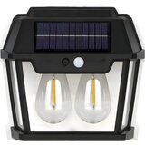 IZMAEL Vanjska solarna zidna lampa - Crna | shoptok.hr