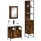 vidaXL 3-dijelni set kupaonskog namještaja boja hrasta drveni | shoptok.hr